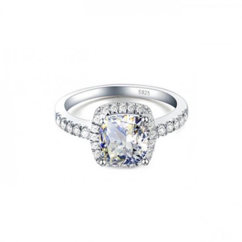 Destiny Diamond ezüst eljegyzési gyűrű,SW elemekkel