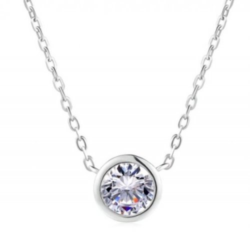 Singularity  ezüst lánc,swarovski elemekkel