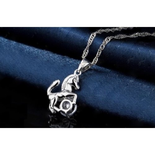 Horse ezüst szett ,Swarovski elemekkel