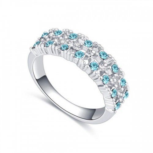 Inel din argint femei Blue Paradise