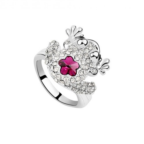 Inel Swarovski RedFrog