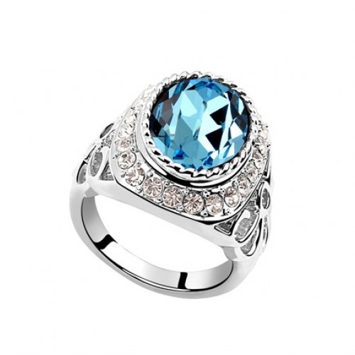 Mediteran gyűrű  Swarovski elemekkel 