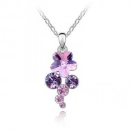 Swarovski Elements Flower Necklace