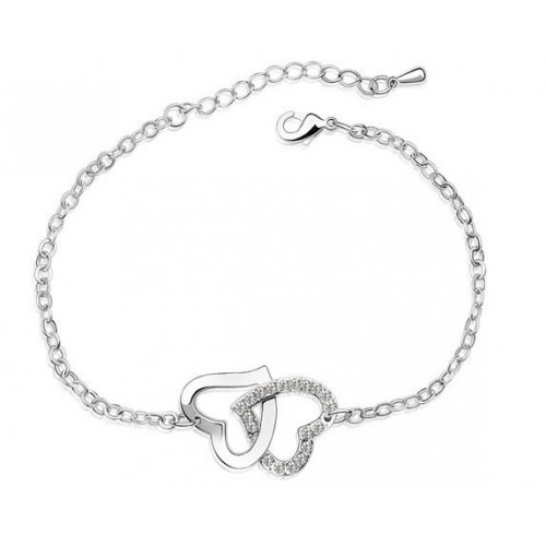 Bratara Elemente  Swarovski Inimi