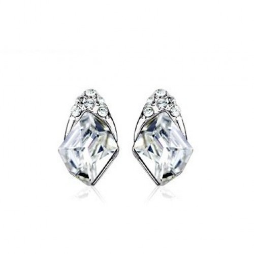  Kristály ezüst fülbevaló Swarovski részekkel