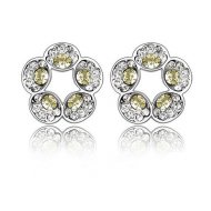 Swarovski Elements Flower Earings