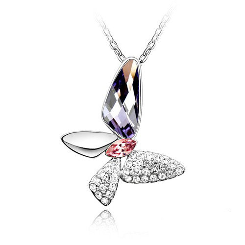 Swarovski Elements Butterfly Necklace