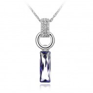Swarovski Elements Amethist Necklace