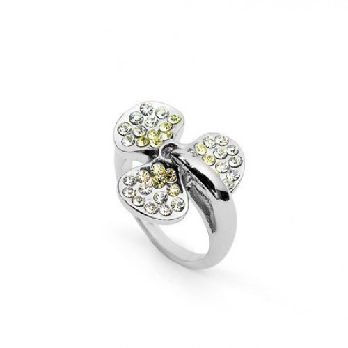 Swarovski Elements Flower Ring