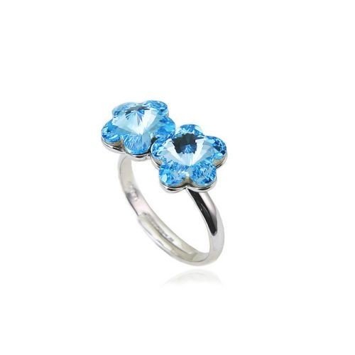 Swarovski Elements Flower Ring