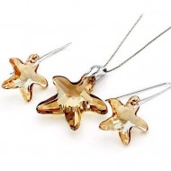 Szett Swarovski kristály Csillag formákkal