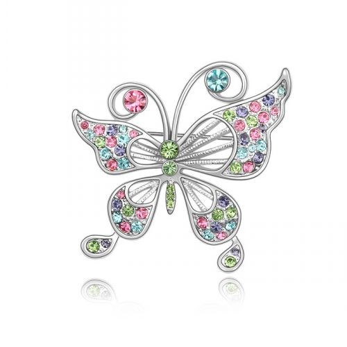 Swarovski Elements Butterfly Brooch Swarovski Elements Butterfly Brooch