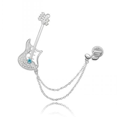 Swarovski Elements Guitar Brooch Swarovski Elements Guitar Brooch