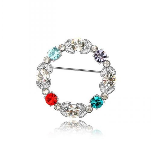 Brosa Elemente Swarovski Cerc Brosa Elemente Swarovski Cerc
