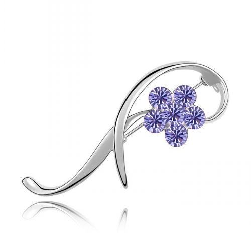 Swarovski Elements Flower Brooch Swarovski Elements Flower Brooch