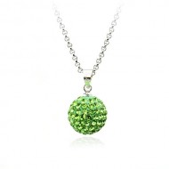 Swarovski Elements Green Necklace
