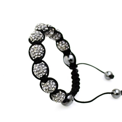 Swarovski Gray Shamballa Bracelet