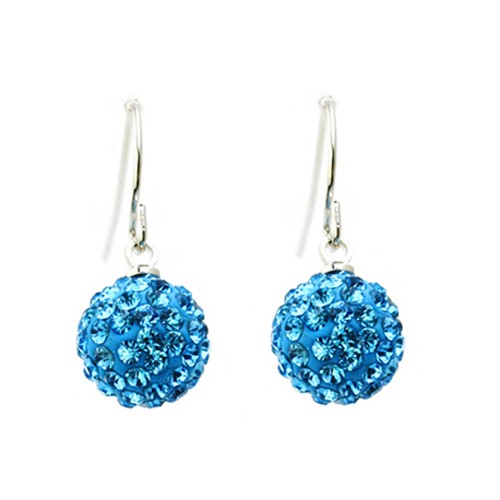 Swarovski Silver Blue Earings Swarovski Silver Blue Earings