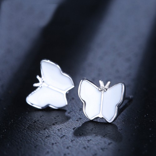  WhiteTouch pillangó ezüst fülbevaló