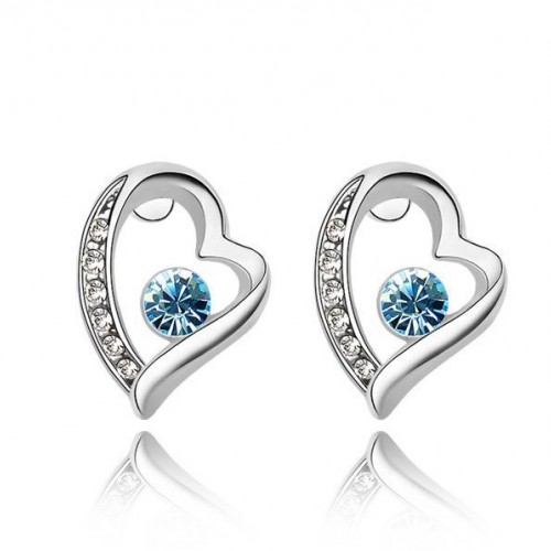 Ezüst fülbevaló Ocean Swarovski elemekkel Ezüst fülbevaló Ocean Swarovski elemekkel