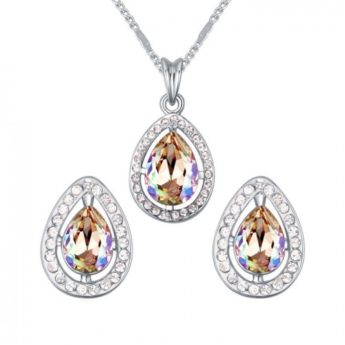 Crystal Paradise női ezüst szett 